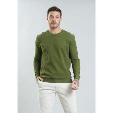 Imagem de Camiseta Manga Longa Masculina Texturizada Gola Redonda Dialogo Jeans-Masculino