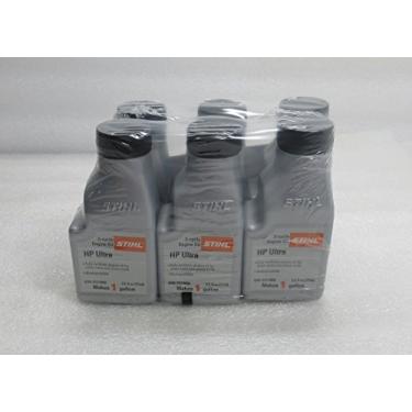 Imagem de STIHL Óleo para Motor 2-Tempo, 1 Galão, Pacote com 6, Compatível com Quadriciclo e Moto