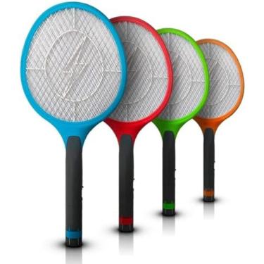 Imagem de Raquete Mata Mosquito Para Mosquitos E Moscas Recarregável