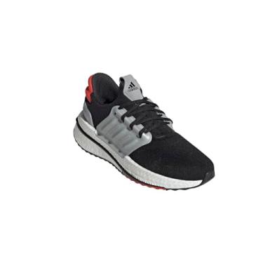 Imagem de adidas Tênis masculino X_PLR Boost, Preto/Preto/Vermelho Brilhante, 42
