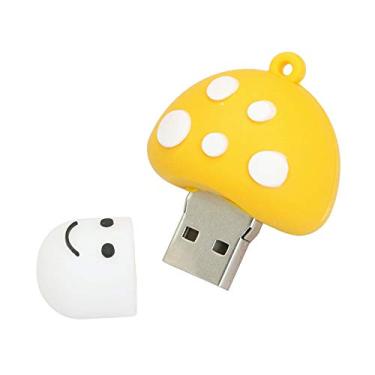 Imagem de 64GB modelo cogumelo USB 3.0 Flash Drive Memory Stick PenDrive Pen Drive Jump Drive USB Flash Memory USB 3.0 Drive U Disk Stick Flash Disk Pen Drive - Amarelo