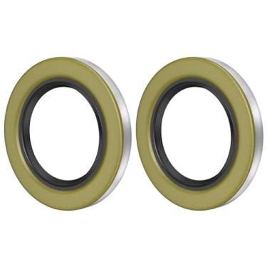 Imagem de (Pack of 2 Trailer Hub Wheel Grease Seal for Dexter Texcom Replaces 01003600 010-036-00 10-36 22333TB, ID 2.250" x OD 3.376" Double Lip Seals, 5200-7000lb Trailer Axles D42