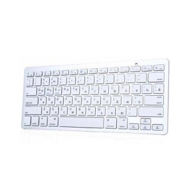 Imagem de Teclado sem Fio Bluetooth Branco