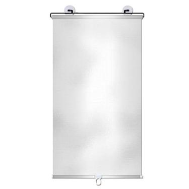 Imagem de YYGJYGOO Cortinas blackout para janelas, persiana blackout sem perfuração, persianas de claraboia, persianas de rolo portáteis para porta de janelas (cor: prata, tamanho: 125 x 58 cm)