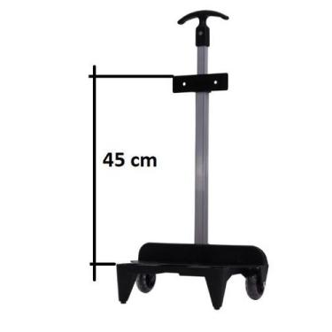 Imagem de Carrinho Mochila Haste Única com Fixação Traseira e Placas de Fixação 