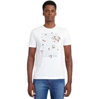 Imagem de Camiseta Aramis Manga Curta Triangle Off White - Xgg