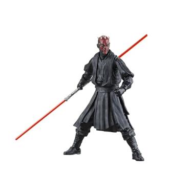 Imagem de Star Wars The Black Series Boneco Darth Maul item de colecionador, figura articulada de 15 cm, brinquedos de Natal para colecionadores e crianças maiores de 4 anos