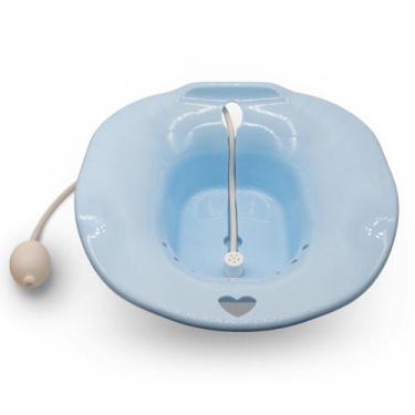 Imagem de Bacia Bidê Banho de Assento Azul - Longevitech