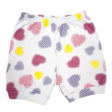 Imagem de Short Bebê Estampado Com Punho em Algodão Enxoval  - Koala Baby, Rosa,