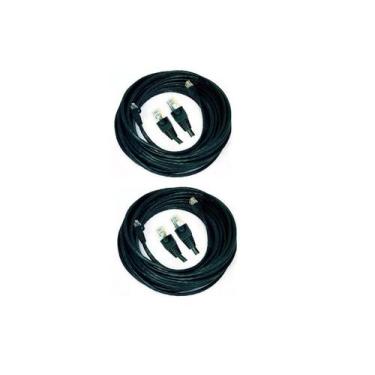 Imagem de Kit C/2 Cabos De Rede Internet Lan Montado 20Mts - Silver - New Line C