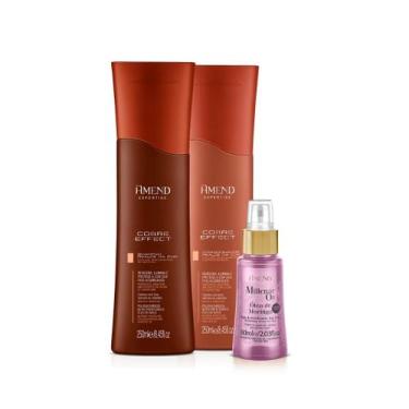 Imagem de Amend Expertise Cobre Effect Sh 250ml + Cond 250ml + Millenar Oil Mori