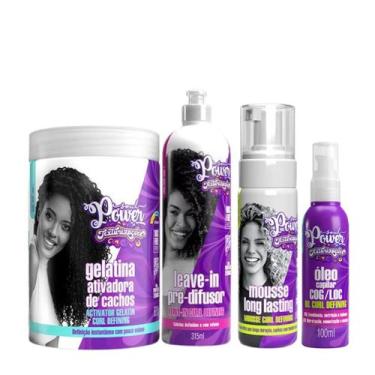 Imagem de Soul Power Texturizações Curl Gelatina Ativadora 800ml + Leave-in 315m