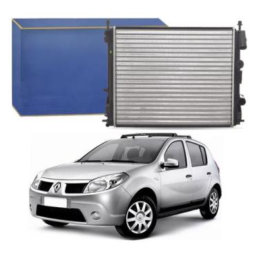 Imagem de Radiador Agua Renault Sandero 1.0 1.6 Manual 2007 A 2014 - Notus