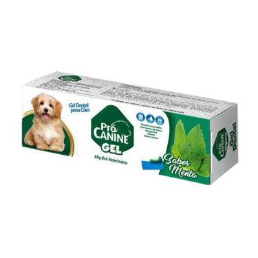 Imagem de Gel Dental Pasta de Dente para Cães Pet Menta 60g - Pró Canine