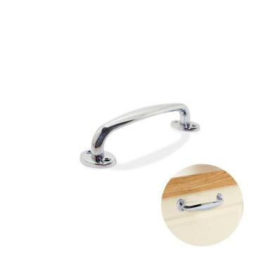Imagem de Puxador Para Portas Master 100mm Cromado - União Mundial, 015504, Aço