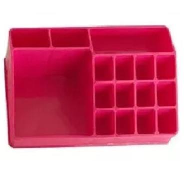 Imagem de Organizador Porta Maquiagem 16 Nichos Kit Cosméticos Batom - Inter, Ro