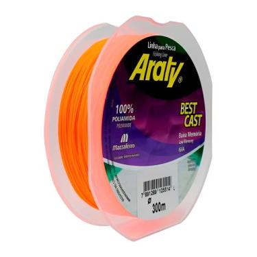 Imagem de Linha Monofilamento Araty Best Cast  300m Laranja - Mazzaferro