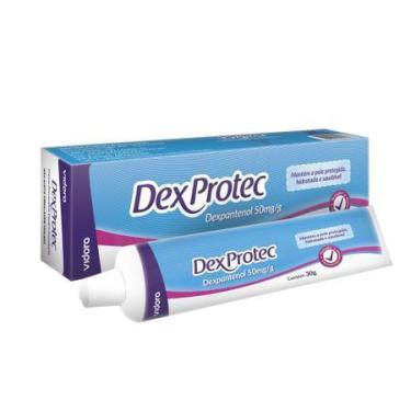 Imagem de Creme Dexprotec Dexpantenol 50mg/g Pomada Dermatológica 30g - VIDORA