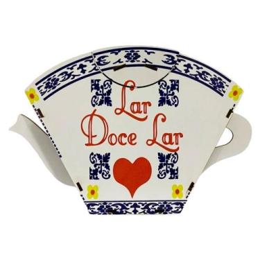 Imagem de Porta Filtro de Papel para Coador de Café Decorativo - Lar Doce Lar - 