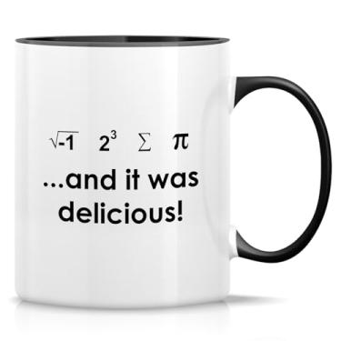 Imagem de Retreez Caneca engraçada - I Ate Some Pie And It Was Delicious! Canecas de café de cerâmica geek da matemática de 325 ml - presentes de aniversário engraçados, sarcasmo, motivacionais, inspiradores -