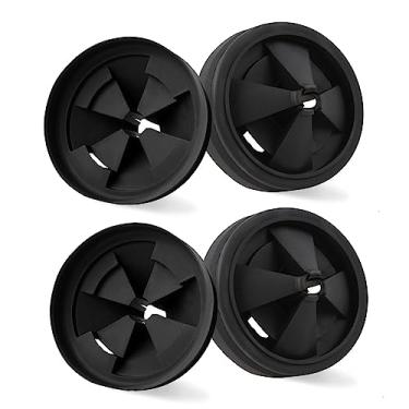 Imagem de Protetor contra respingos para descarte de lixo de 9,5 cm, peças de reposição para defletor de pia QCB-AM para série InSinkErator Evolution, plugues de drenagem de borracha EPDM atualizados removíveis