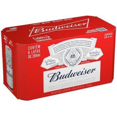 Imagem de Cerveja Budweiser 269ml Caixa (8 Unidades)