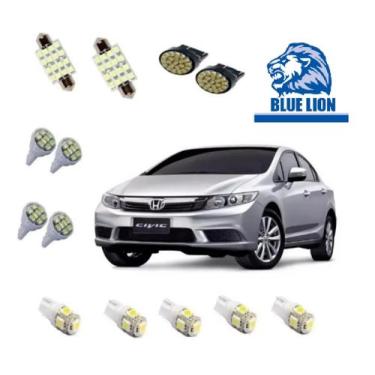 Imagem de Kit Lampadas Led Honda New Civic 2012 A 2017 - Blue lion
