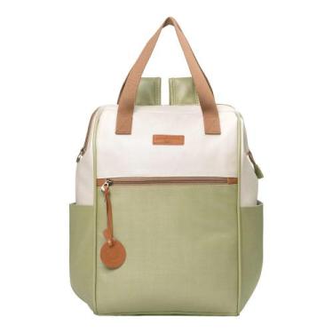 Imagem de Mochila Maternidade Grande Pirulitando Petit Verde - Pirulitando Baby,