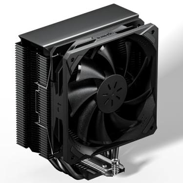 Imagem de upHere Refrigerador de Ar de CPU P4K 6 Mm X 4 Tubos de Calor de Cobre Refrigerador de CPU com Ventilador de 120 Mm Pwm 1800 Rpm 77.93Cfm para Intel Lga 2011/2066(Placa-Mãe X79/X99)/1700/1200/1150/1121