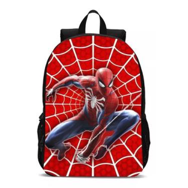 Imagem de Mochila Escolar Infantil Meninos Desenho Homem Aranha Novidade - Geek 
