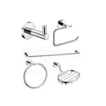 Imagem de KIt De Acessorios 5 Peças Thema Incepa Cromado B8006I4CR0