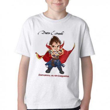 Imagem de Camiseta Infantil ou adulto Doutor Estranho Blusa Criança todos tamanh