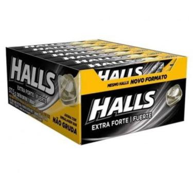 Imagem de Drops bala halls extra forte eucalipto  display 21 unidades - Adams