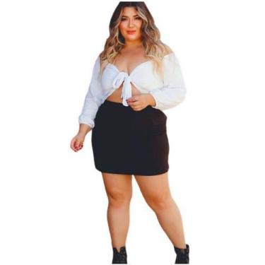 Imagem de Cropped plus size laço onça tamanho g1(50/52) cb208 - Imperial.shop, G