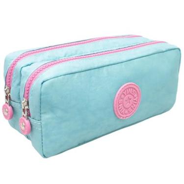 Imagem de Estojo Escolar Casual Duplo Crinkle YS27295 - YIN'S, AZUL CRALO