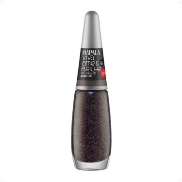 Imagem de Esmalte Glitter 3D Impala Viva, Ame e Brilhe Na Mira 7,5ml