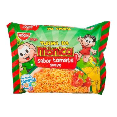 Imagem de Macarrão Instantâneo Nissin Turma da Mônica Sabor Tomate Suave com 85g