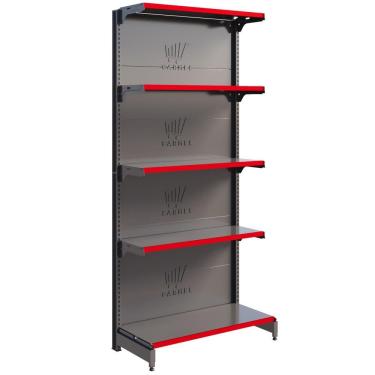 Imagem de Gôndola Parede 1 Inicial 1,70 m 40KG FIT Expositor de Supermercado Amapá