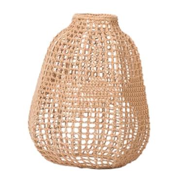 Imagem de WeiLaiKeQi corda abajur retro lustre luz capa acessórios decoração corda abajur para casa quarto corredor fazenda, Amarelo