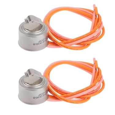 Imagem de Be In Your Mind 2 peças de interruptor de limite de termostato de descongelamento compatível com GE compatível com geladeira elétrica geral WR50X10068 termostato de descongelamento