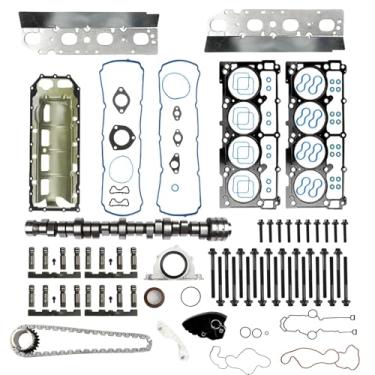 Imagem de 5.7 HEMI Cam MDS Lifters Eixo de Cames Corrente de Distribuição Kit de Substituição de Junta de Cárter de Óleo Compatível com Chrysler Aspen Ram 1500 Durango 5.7L 53022263AE 2009-2015