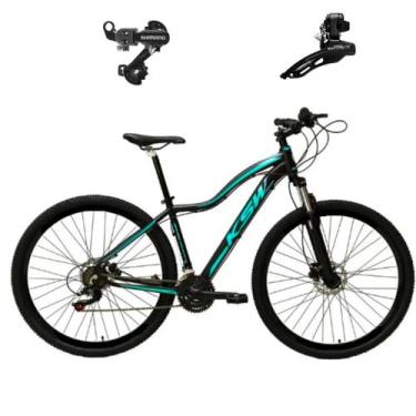 Imagem de Bicicleta Aro 29 Ksw Mwza Feminina 24v Cambios Shimano e Freio Disco M