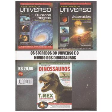 Imagem de Box 3 Livros Os Segredos Universo e o Mundo dos Dinossauros - Sampa