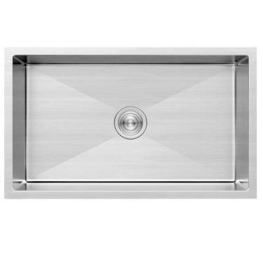 Imagem de Cuba Inox Gourmet Cozinha Sobrepor Ou Embutir 80x40cm.