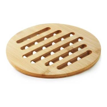 Imagem de Descanso Para Panelas 19cm Redondo Em Bambu Mimo Style