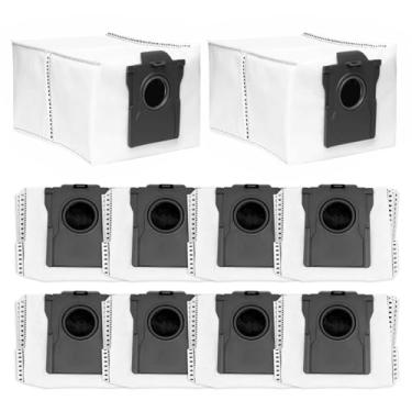 Imagem de Pacote com 10 sacos de pó descartáveis de substituição para aspirador de pó Dreame X50 Ultra/X40 Ultra/X30 Ultra/L50 Ultra/L40 Ultra/L10s Ultra Gen 2/L10s Pro Ultra, peças de acessórios para sacos de