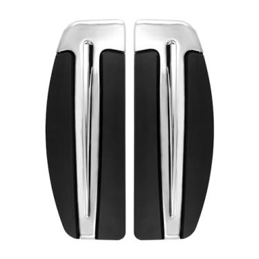 Imagem de CARGLETRUE Estribo De Motorista Streamliner Adequado Para Harley Touring Street Glide Road King Trike Softail Fayboy Night Train (Cromado)