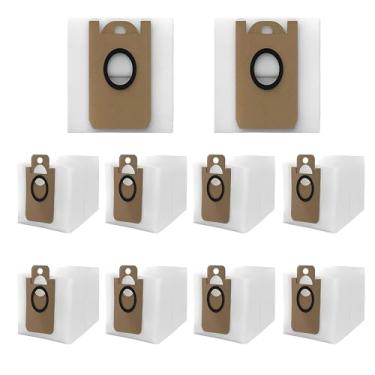 Imagem de Pacote com 10 sacos de pó de substituição para aspirador de pó iHome AutoVac Nova AutoVac Nova para iHome Nova Pro/Nova S1 Pro, peças # iHRVS1PRO-3BLK iHRV6 iHRV7 iHRV11 iHRV13 iHRV14 iHRV16