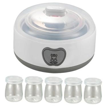 Imagem de ＫＬＫＣＭＳ Máquina de iogurte automática Mini iogurte do fermentador Controle de temperatura constante Máquina de fermentação automática multifuncional, com 5