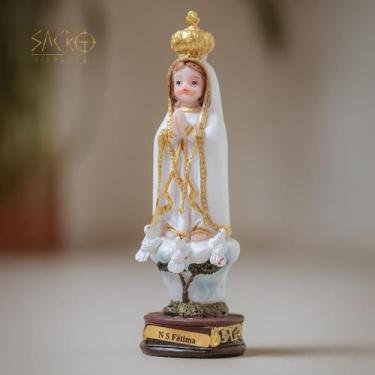 Imagem de Imagem Nossa Senhora De Fátima Baby 12cm Resina Importada - Sacro